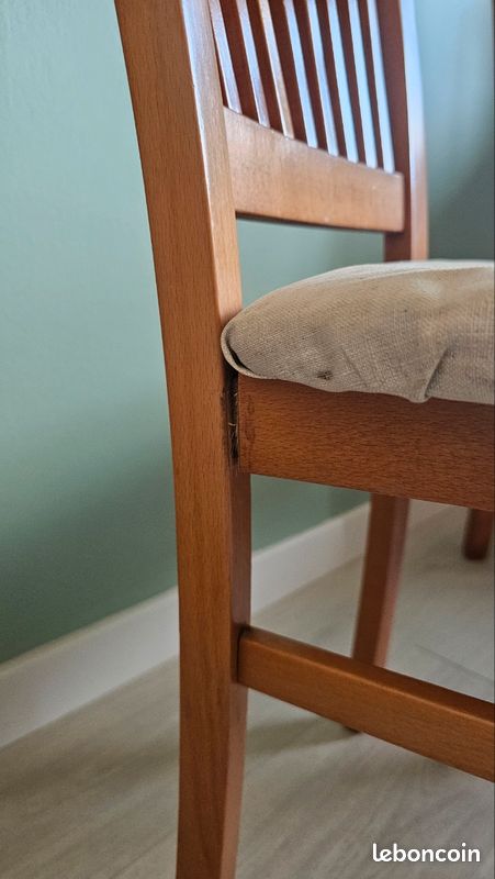 Chaises bois massif (image 3)
