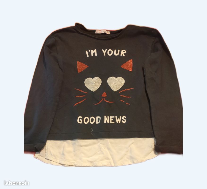 Sweat fille 10 ans (image 1)