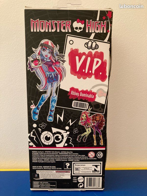 Poupée Monster High Abbey Bominable Série VIP (image 4)