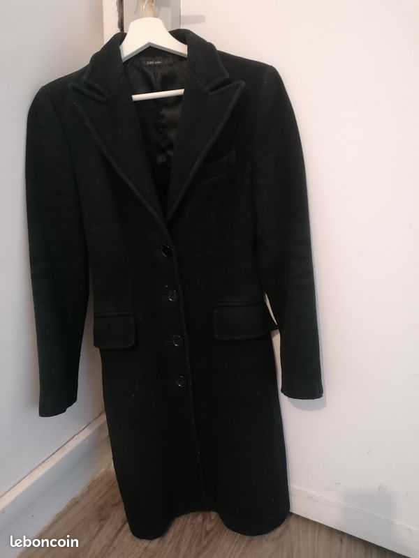 Blazer Long Zara Femme Marron Taille L - Légère - Occasion Très Bon état