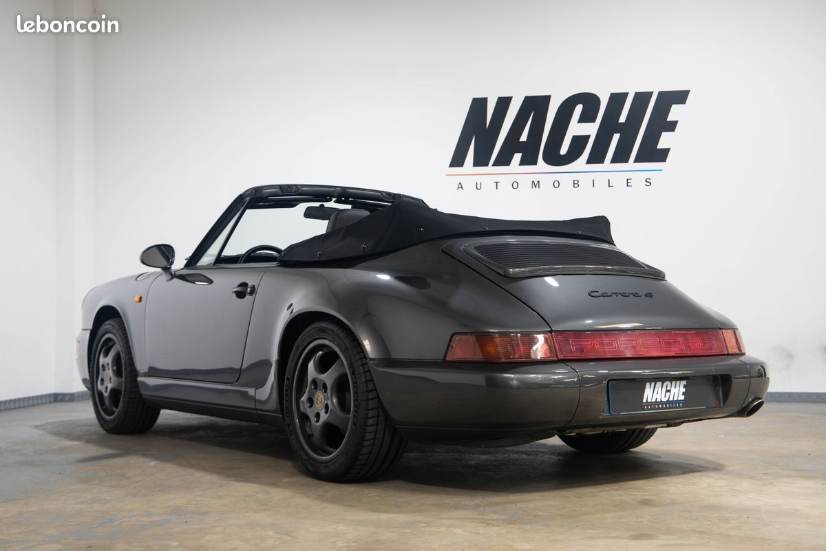 Porsche 911 Type 964 carrera 4 Cabriolet - 3ème main - PCCM - jantes CUP - rétro CUP (image 4)