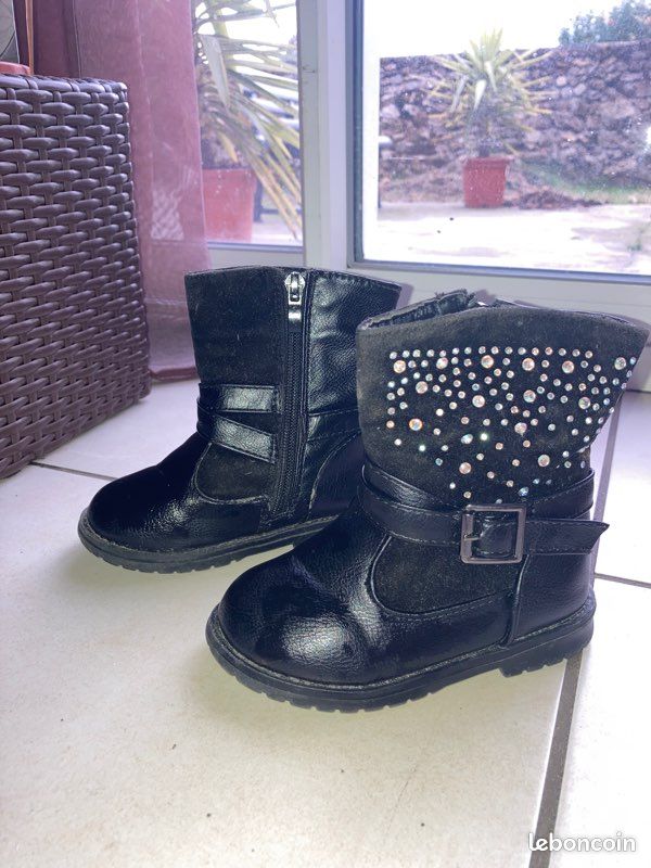 Bottines noir bébé (image 2)