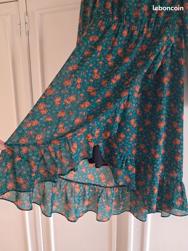 Robe Bohème See U Soon Rouge - Taille 36, Longue, Occasion Très Bon état
