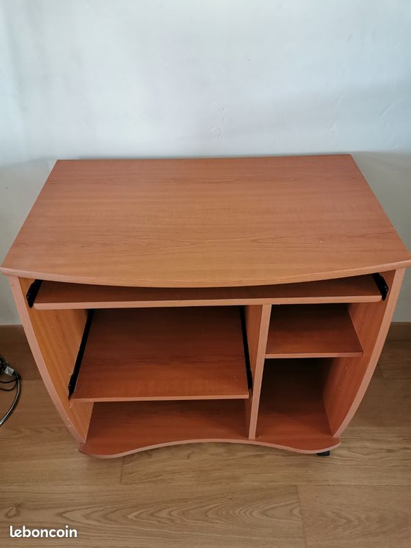 Bureau d'ordinateur bois TBE (image 2)