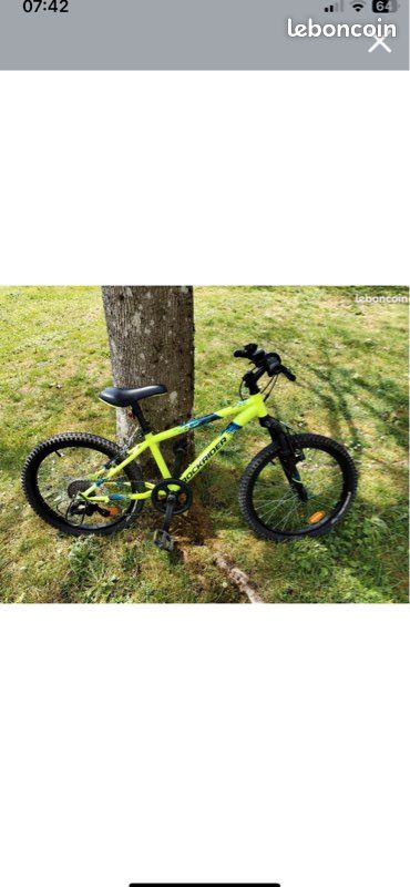 Vélo 20 pouces VTT décathlon btwin modèle rockrider ST 500 (image 1)