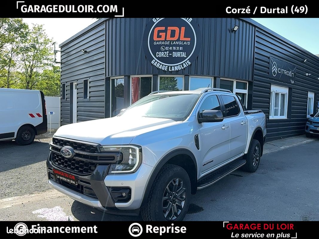 Ford Ranger 2.0 Eco-Blue 205 AUTO D. CABINE WILDTRAK / + Couvre Benne Électrique (image 1)