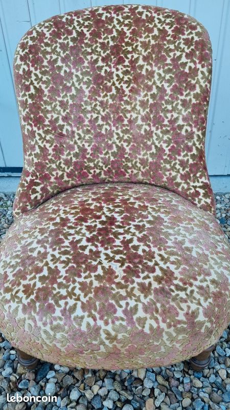 Fauteuil chauffeuse Napoléon 3 (image 1)
