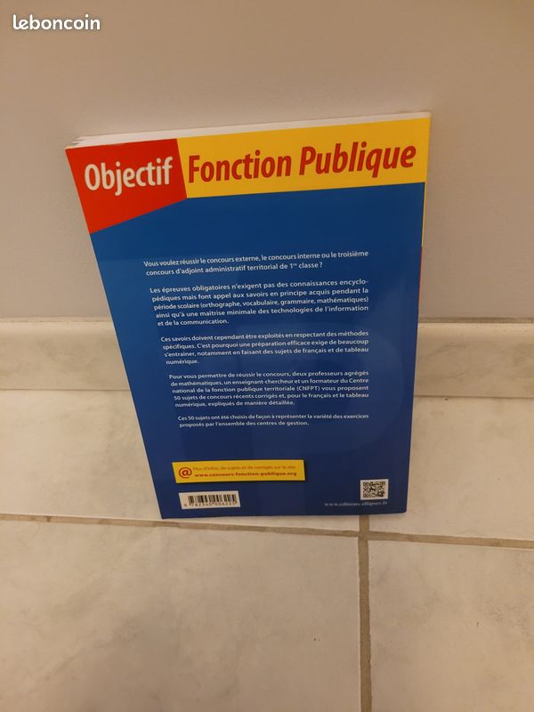 Livre pour la préparation au concours d'adjoint administratif (image 2)