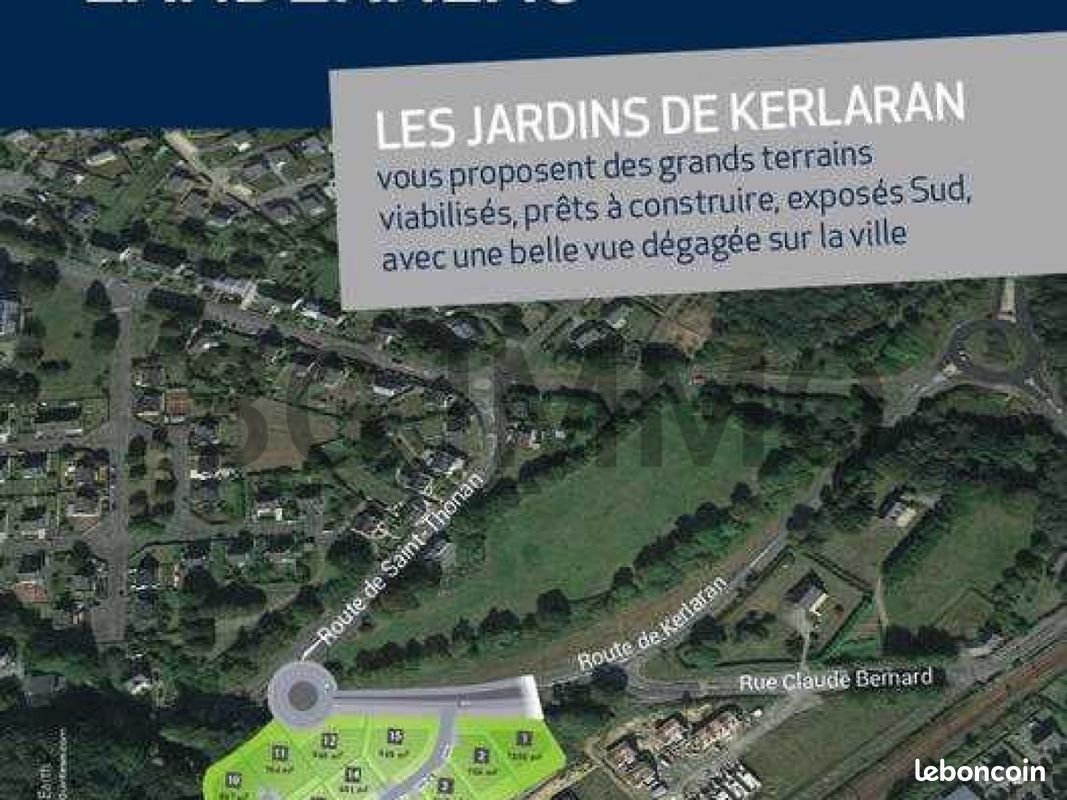 Terrain 1008 m² · à Landerneau · 1 008 m² · 99 900 €