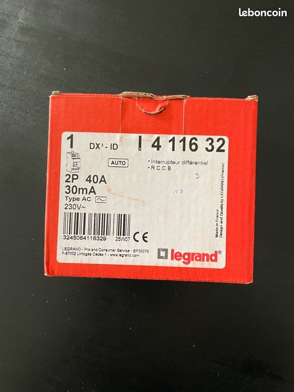 Différentiel 40A Legrand (image 1)