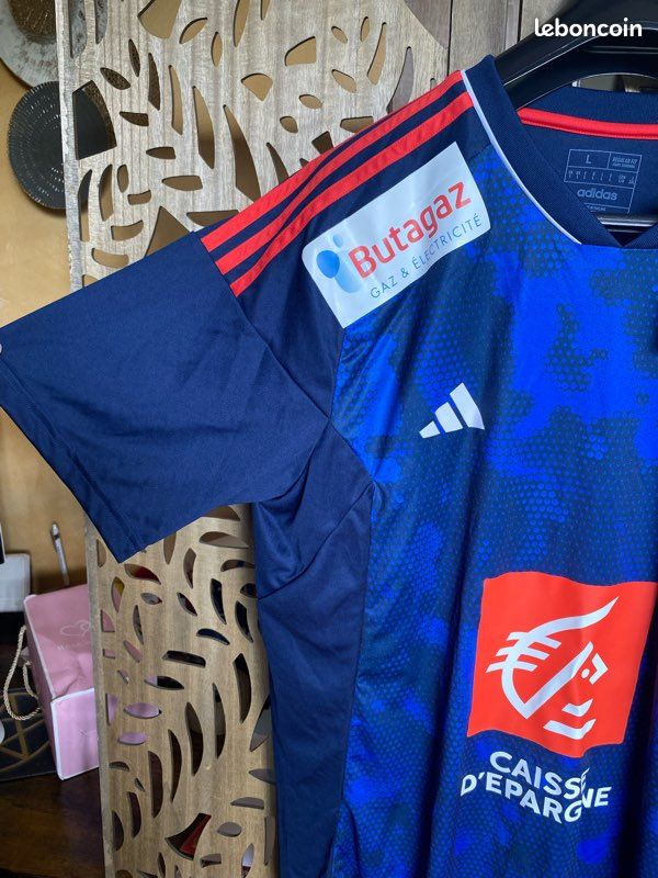 Maillot officiel France Handball Adidas 2023 – neuf avec étiquettes – taille L (image 3)