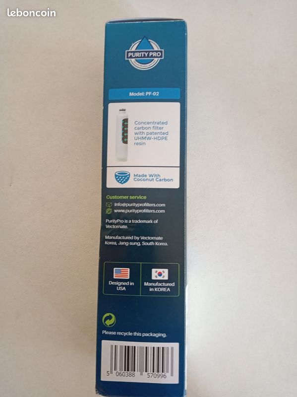 Filtre réfrigérateur PURITY PRO PF-02 (image 2)