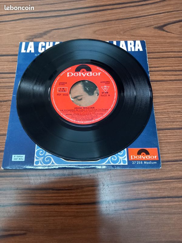 1 disque 45t John William la chanson de lara (image 3)