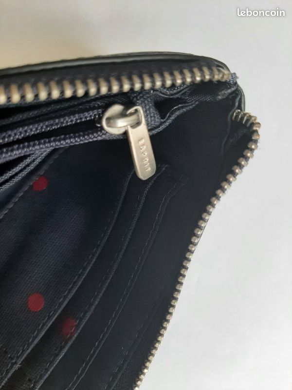 Compagnon Esprit Portefeuille Bleu Marine 22cmx10cm (image 12)