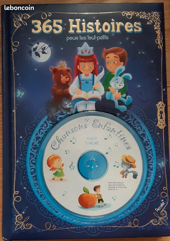 365 histoires pour les tout-petits + cd chansons enfantines (image 1)