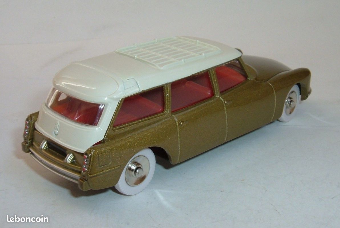 Atlas Dinky Toys Reproduction – Citroën ID 19 Break – Couleur Or – Diecast 1/43