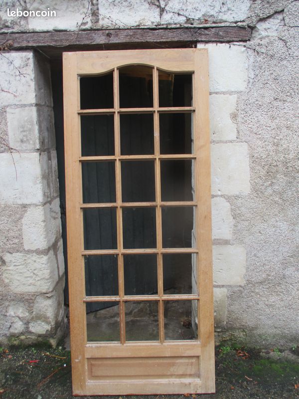 Porte interieur en chene neuve brut +20 ans bois (image 1)