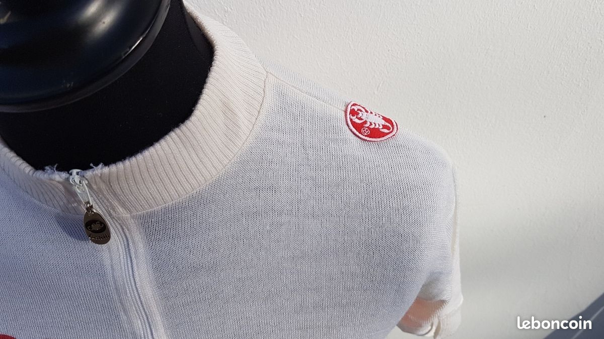 Eroica Warncke Eis Maillot Veste Vélo Cyclisme Vintage Années 70 Acrylique