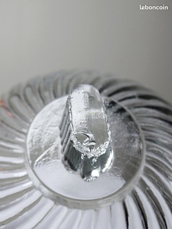 Petite Cloche à Fromage Ancienne En Verre – Très Bon état