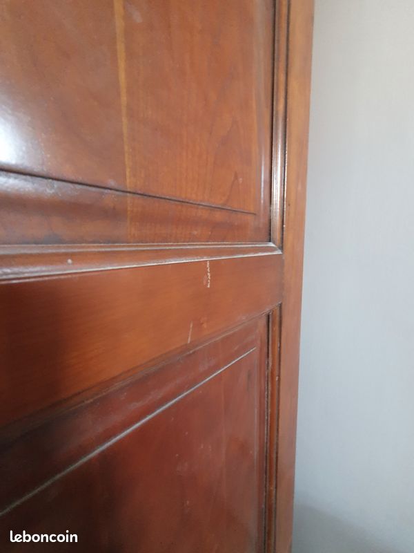 Armoire penderie Louis Philippe en merisier (image 11)