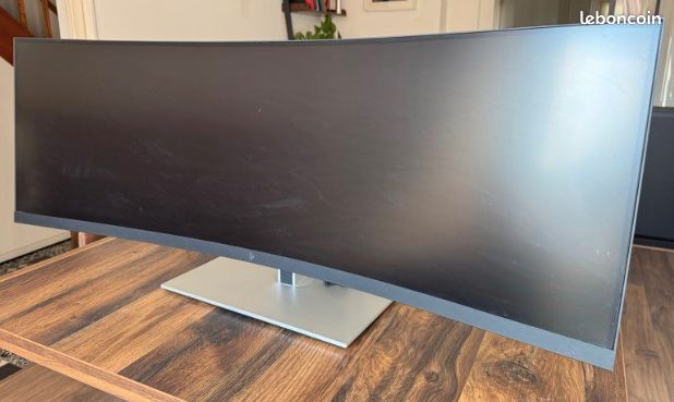 Écran Incurvé HP S430c – 43,4 Pouces 4K, D’occasion, Quasi Neuf