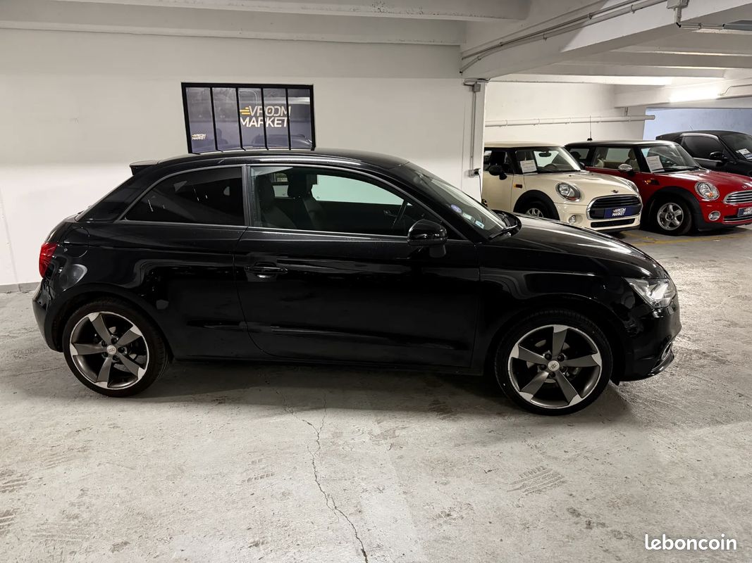 AUDI A1 1.2 86ch Ambition Luxe - 2013 - 128 000 km - CARPLAY - SUIVI COMPLET - REGULATEUR - SIEGES SPORT (image 4)