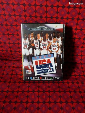 Jeu Vidéo Team USA Basketball Pour Sega Mega Drive - Bon état, Boîte Et Notice