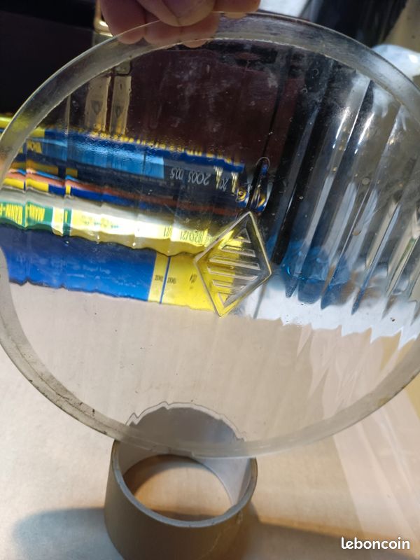 Glace de phare pour véhicule ancien Renault Tacot ancêtres des années 20/30 diamètre 226 en très bon état (image 2)