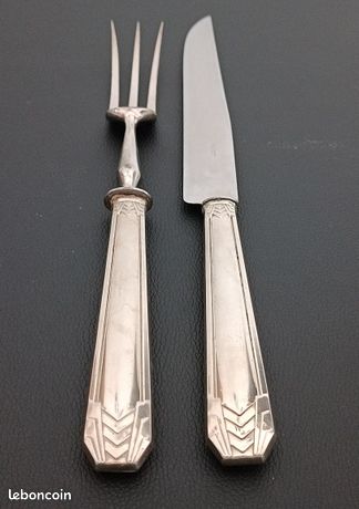 Solingen - Ensemble de couverts (136) - Art déco - Argent