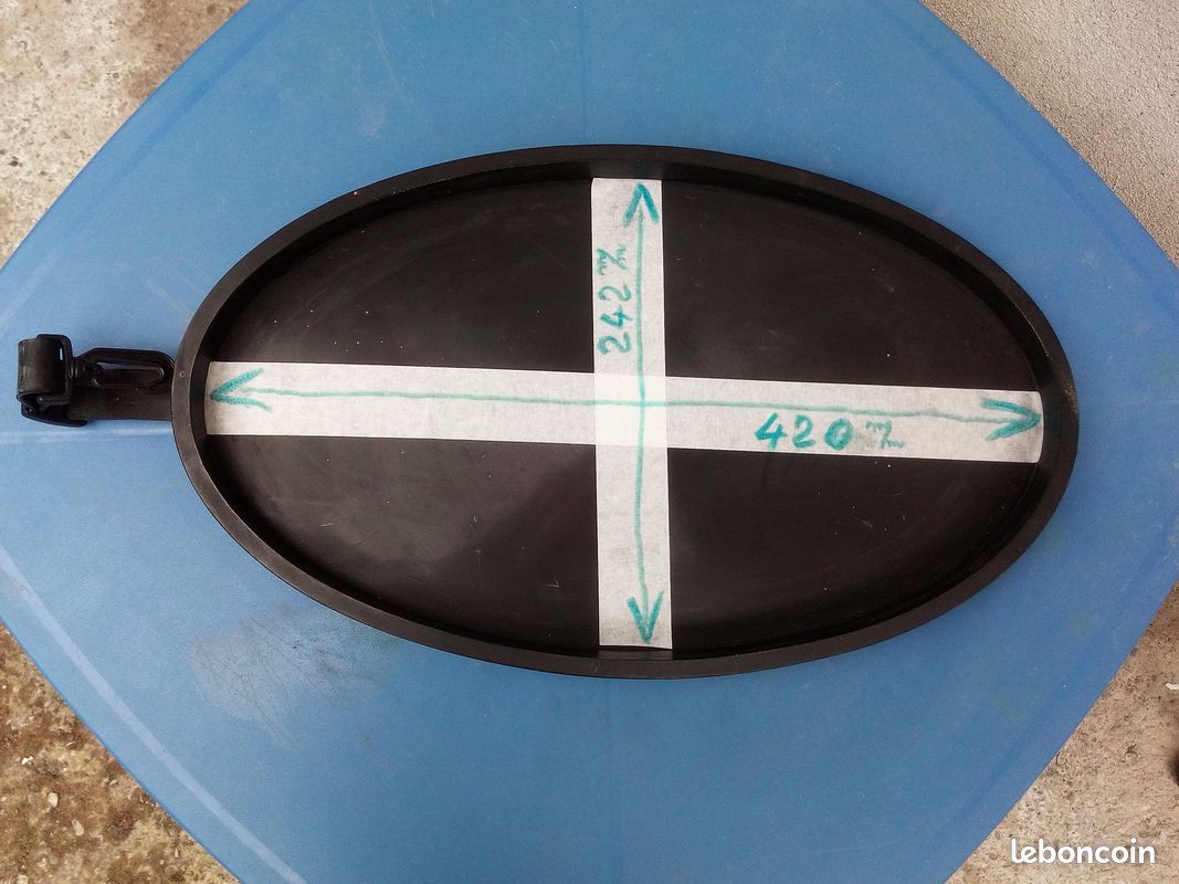 Couvercle De Trappe De Kayak Ovale En Plastique - Protection Étanche Pour Compartiment Bateau
