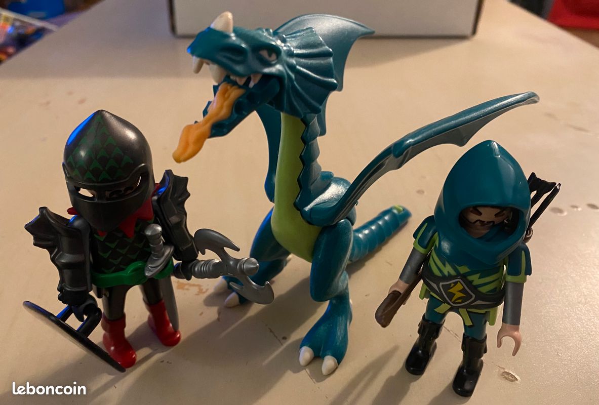 Bataillon chevaliers du dragon vert Playmobil (image 1)