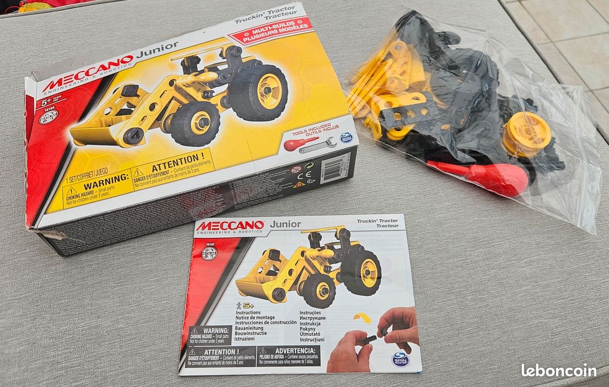 Meccano Junior Tracteur Jeux Jouets