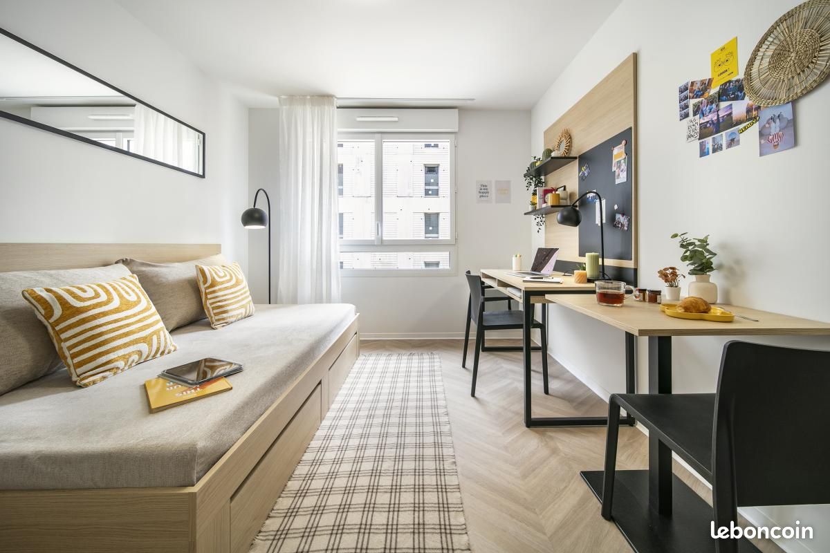 Appartement 1 pièce 17 m² · à Bordeaux · 17 m² · 620 €/mois