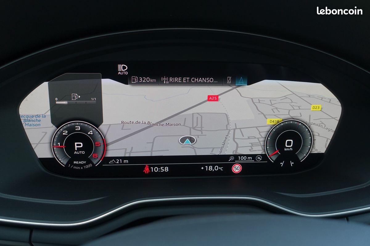 A5 Sportback 35 Tdi S-Tronic Mhev 163ch Virtual cockpit/Cuir sport chauffant/Toit ouvrant/Caméra/Régulateur adaptatif/Carplay/1°main/Garantie 12 mois (image 14)