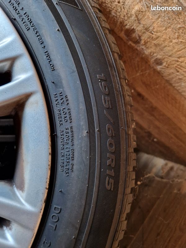 4 pneus 195/60/R15.92V (image 5)