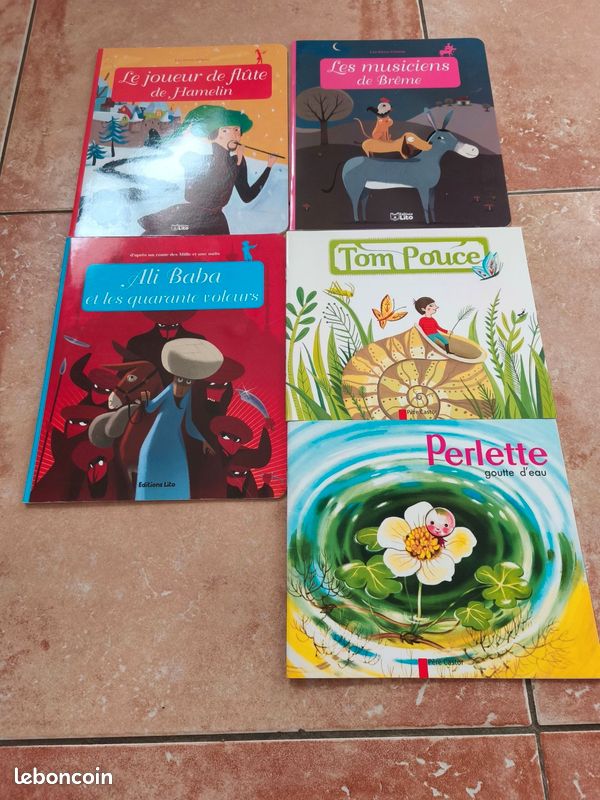 Lot de 5 livres enfants - contes classiques (père Castor et Lito) (image 1)