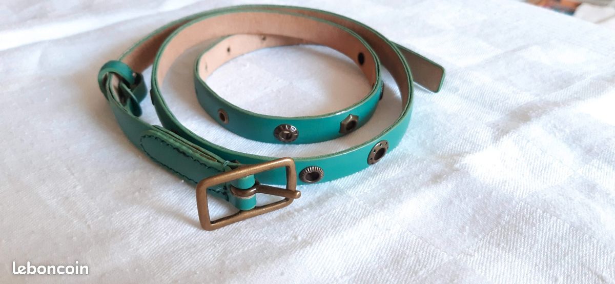 Ceinture neuve cuir t85 Salt and Pepper (image 1)