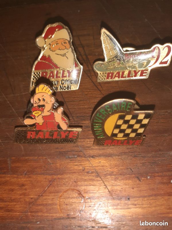 Lot Pin's Vintage Grande Distribution : RALLYE (Enseigne disparue) & CASINO - Années 90 (image 2)