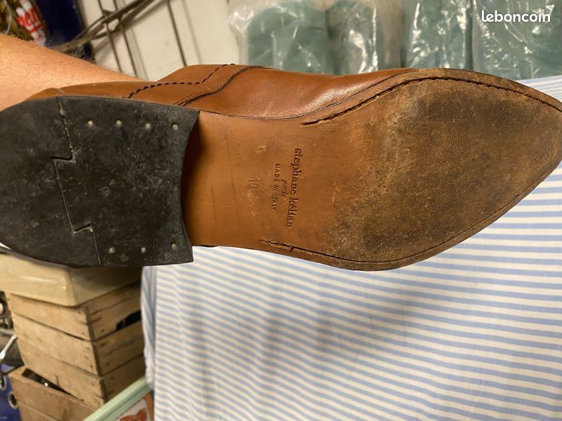 Chaussures habillés cuir marron Stephane Kélian (image 2)
