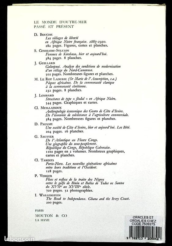 Anne Retel-Laurentin, 1969. Oracles et ordalies chez les Nzakara (Centrafrique) (image 11)