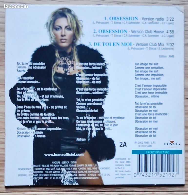 Cd loana obsession 1er love story (image 4)