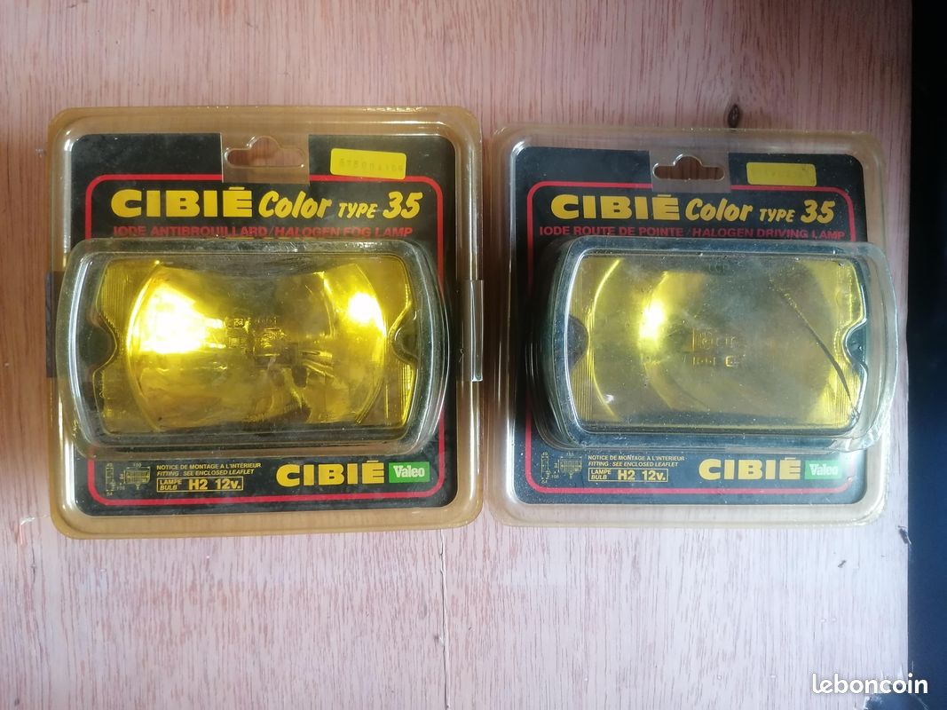 Longue portée Cibié 35 jaune / noir (image 1)