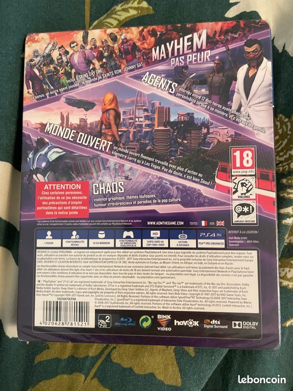 Agents of mayhem édition steelbook ps4 (image 2)