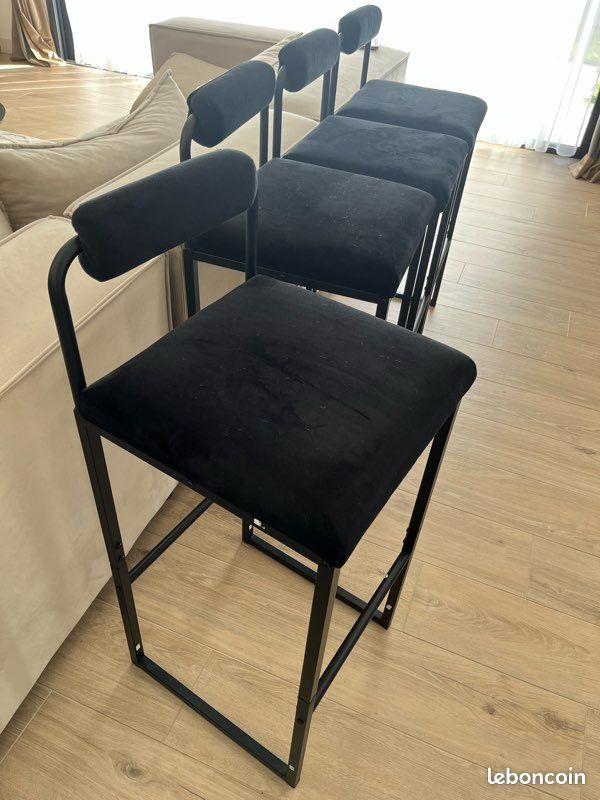 Tabouret de bar x4 (image 2)