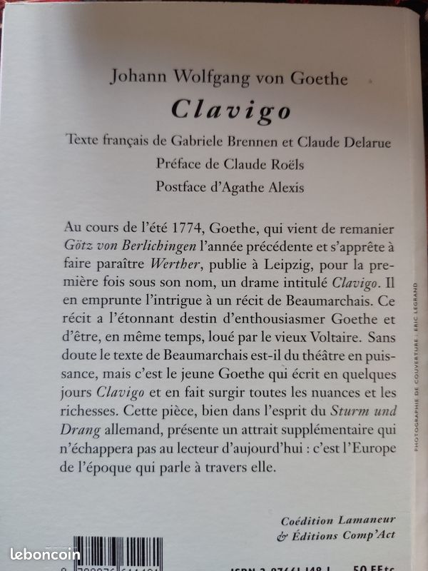 Clavigo de Goethe (image 2)