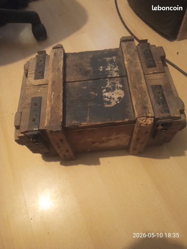 Coffret en bois pour munitions vintage (image 7)