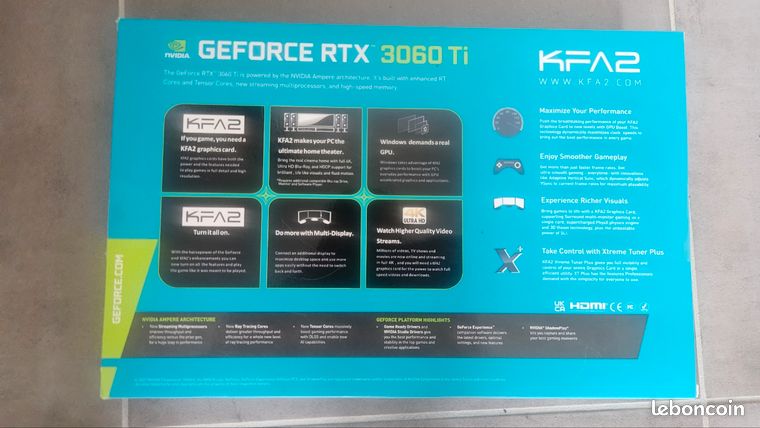 Nvidia RTX 3060Ti 8GO KFA2 3