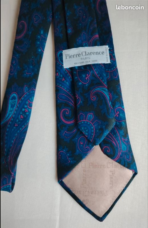 Très belle et très chic cravate en soie neuve de marque Pierre Clarence (image 3)