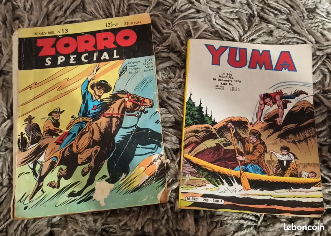 Lot de 2 bd Yuma Zorro (image 1)