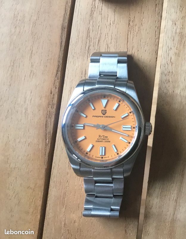 Montre Pagani Design PD-1690 Oyster Perpetual Orange Montres